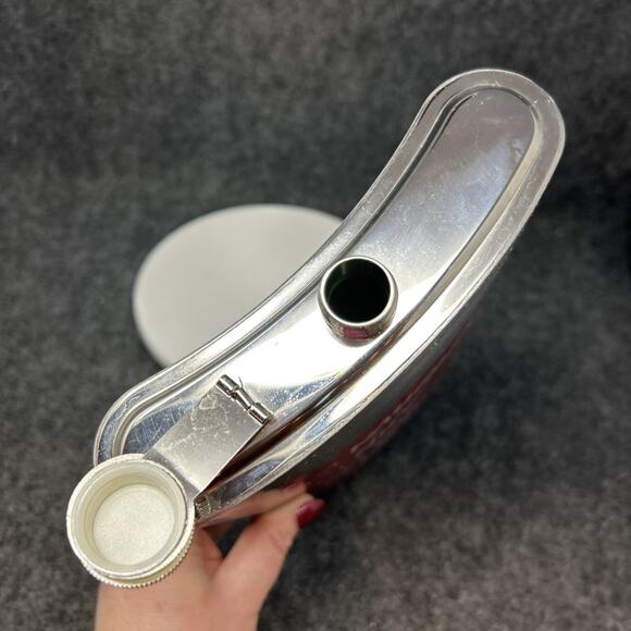 Large Stainless Steel Flask 11" Novelty Santa Naughty Nice I Can Explain Humor - Picture 6 of 9